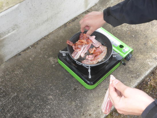 Unser bescheidenes Frühstück