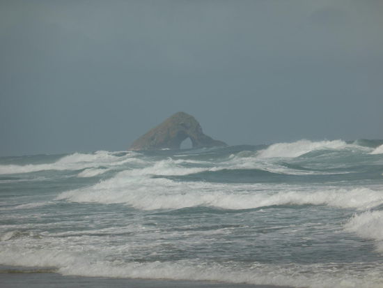 Letzter Ausblick bevor wir unseren Rückweg und die Heimreise nach Auckland antraten. 
Insgesammt ca. 970 Km in 2.5 Tagen / 40 zu Fuss und 930 mit dem Auto 