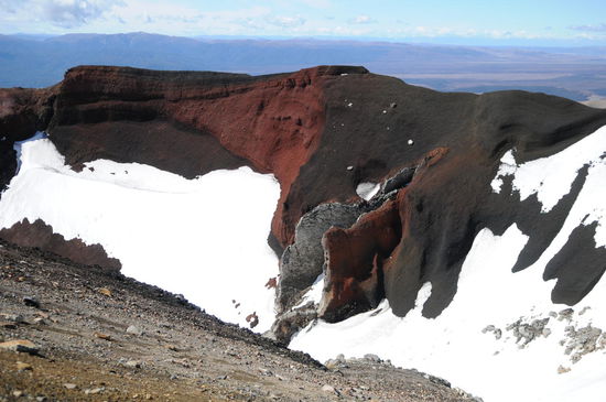 Red crater