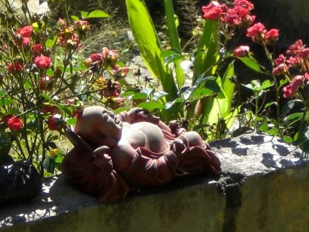 ... und ein chinesischer Buddha. Alles sehr nah beieinander.