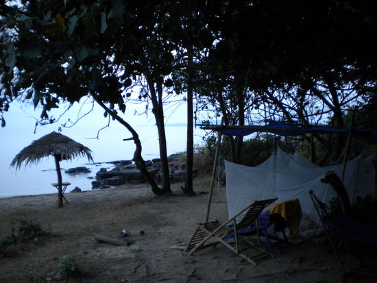 Schlafplatz am Strand