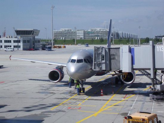 Unser 1. Flieger - A320 von Aeroflot