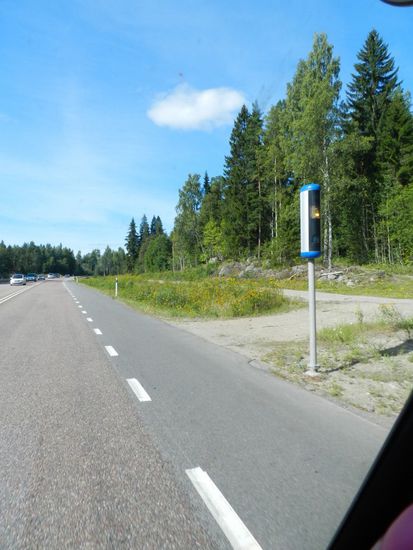 festinstallierte Blitzer