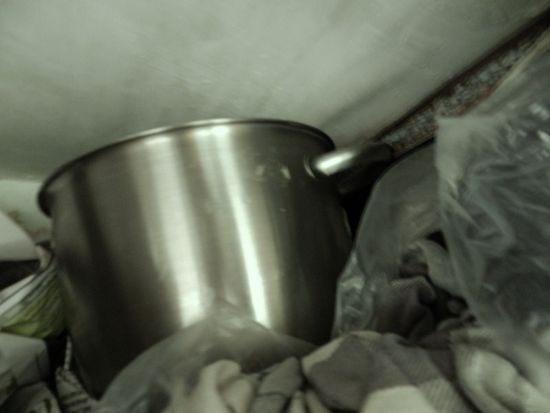 Das ist er unser Wasserauffang-und Nudeltopf 