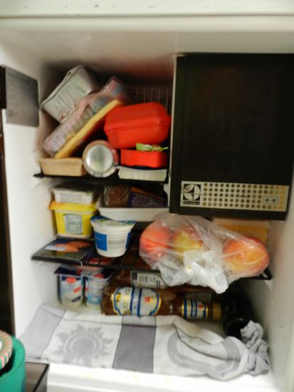 ... aus unserem prall gefüllten Kühlschrank...