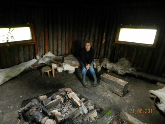 im Partyzelt der Hollandcamper