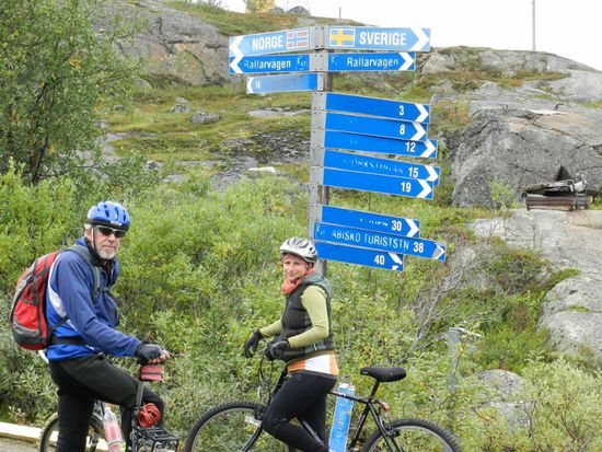 An der Grenze Schweden-Norwegen