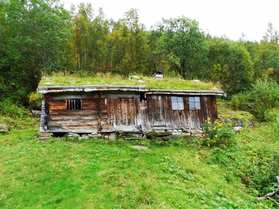 verlassene Samenhütte