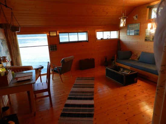 Eins der urigen Ferienhäuschen