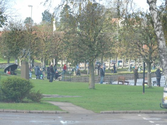 Warten auf den Lachs