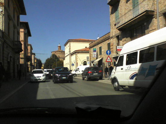 Auf dem Weg an den Bahnhof