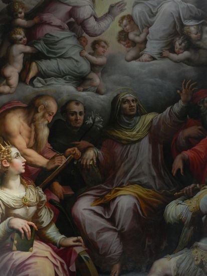 berühmtes Gemälde in einer der vielen Kirchen.. photographieren nicht erlaubt !!