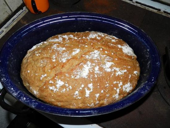 uuuuun feddisch is es Brot