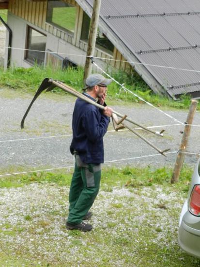 Auf dem Weg zur Arbeit