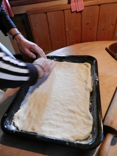 Es gibt Pizza