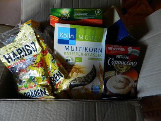 ihr seit die Besten. Danke Mama, Steffi Oma und Opa für euer mit viel Liebe gepacktes Überlebenspaket