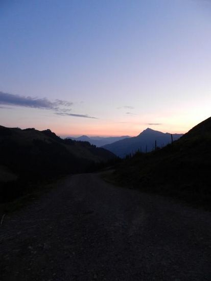 so sieht´s meistens aus wenn wir morgens um 6 die Kühe suchen