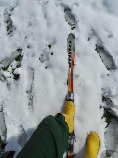 Ski-Gummi-Schuh