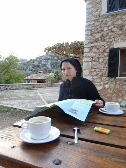 Cafe und Tour für nächsten Tag checken..