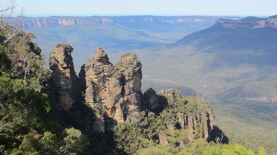 Die Three-Sisters in den Blue Mountains.