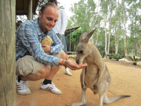 Jens findet die Beutler toll. 