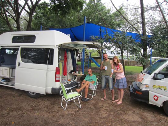 Zwischendurch lernen wir immer nette Leute kennen. 
Viele Grüße an dieser Stelle an Matthias &amp; Marta