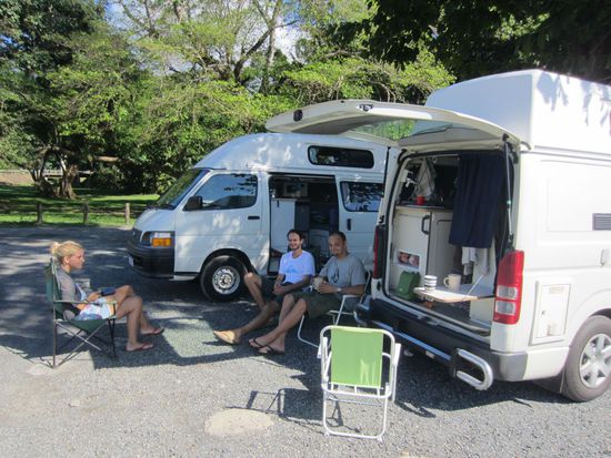 Rest-Area Gordonvale mit Tina & Moritz