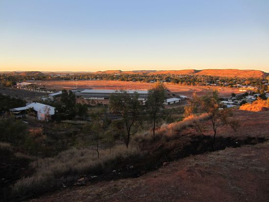 Mount Isa bei Sonnenuntergang