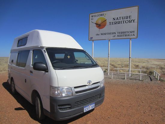 Grenze Queensland / Northern Territory