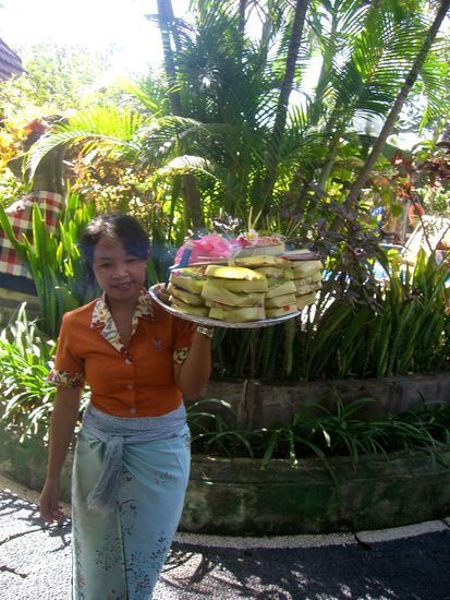 Die Frau mit der Götterspeise!