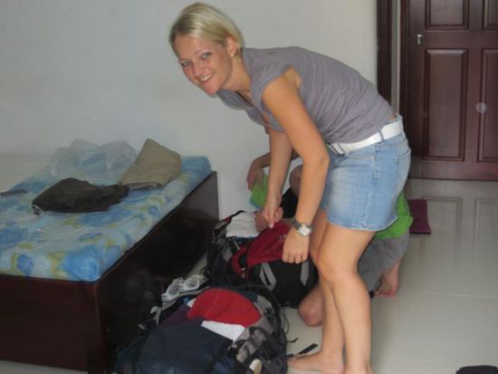 Rucksack packen.
Es geht weiter...