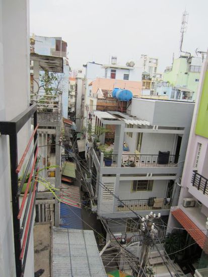 Ausblick von unserem Balkon