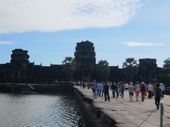 Angkor Wat. War gar nicht viel los