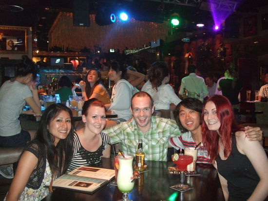 Karin, Caro, ich, Jason, Linda