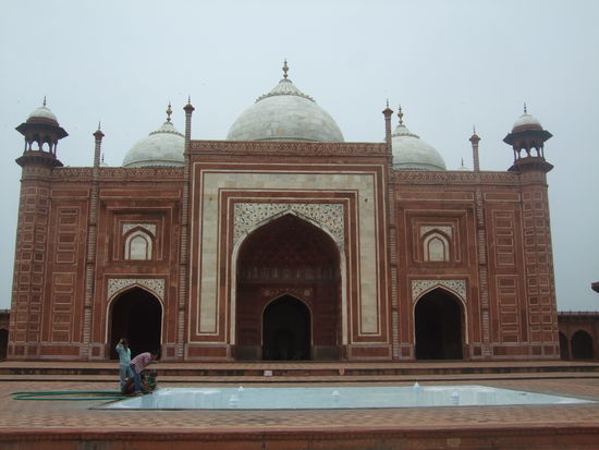 Moschee auf dem Gelände des Taj Mahal
