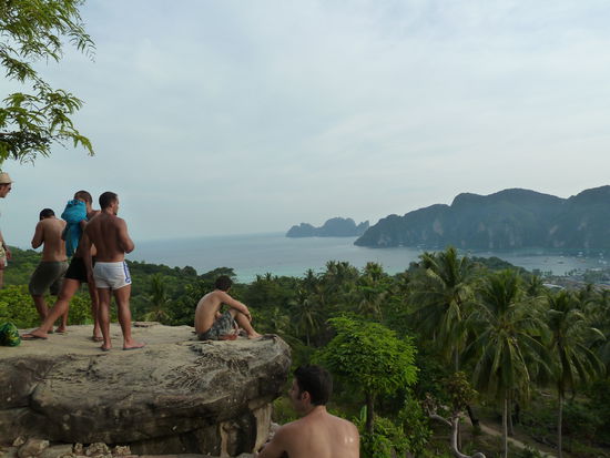 Ausblick vom View Point, nett anzusehen ist die Insel ja schon
