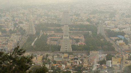 majestaetische Tempelanlage in Thiruvanamalai