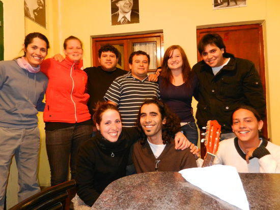 unsere super Hosteltruppe Salta