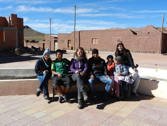 die Bewohner der Hauptstadt in der Pampa