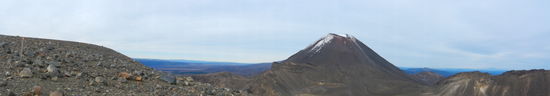 der Tongario Vulkan in Taupo
