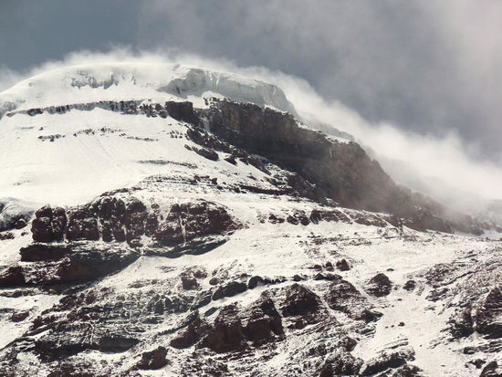 ...der Gipfel des Chimborazo,....6310 m,....für mich wohl zu hoch....
