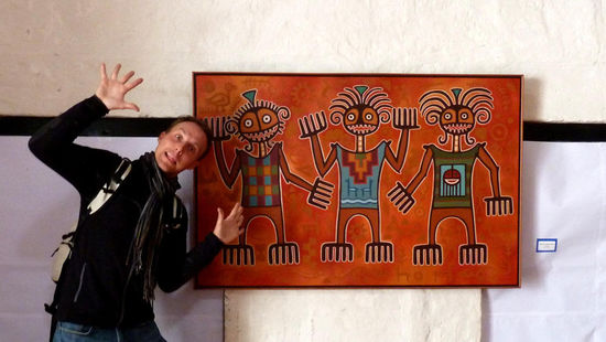 Kunst in Cajamarca....