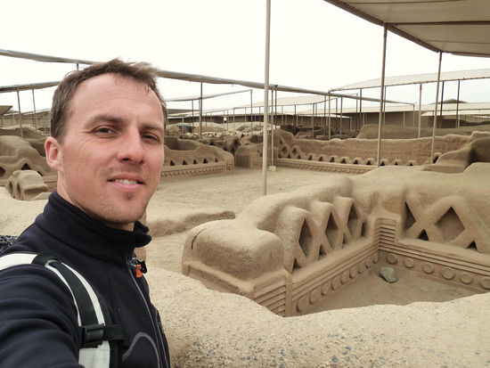 ...in den Palastruinen von Chan Chan...