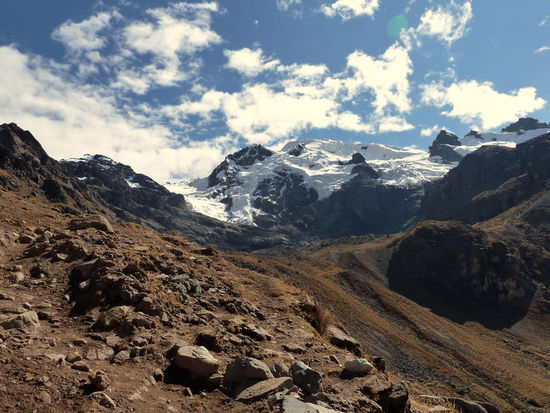 Tag 7: ...auf dem Weg zum Pass Punta Tapush (4800 m)