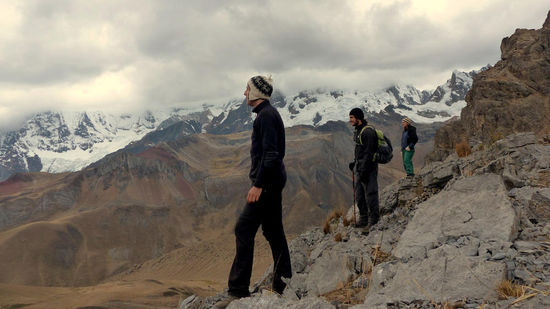 Tag 7: ....am Pass Punta Yauche (4800 m),....mit Hadar und Julia