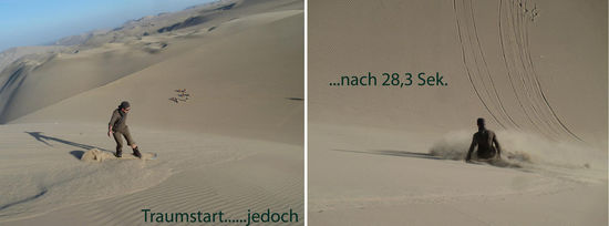 ....Traumstart....Traumsturz...