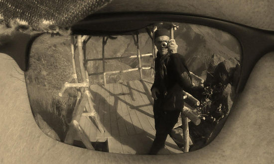 ....und der Blick in Pauls Brille....