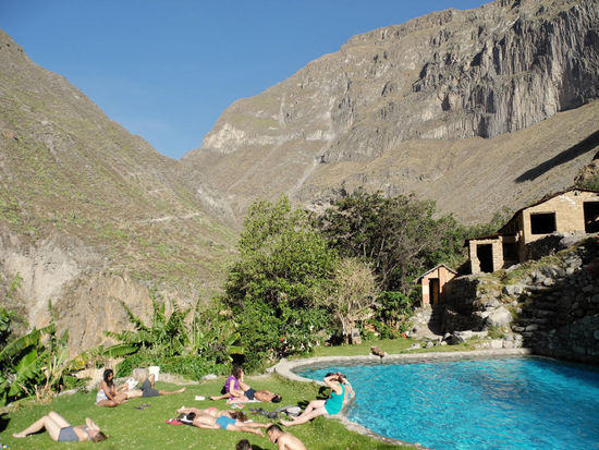 ...entspannen am Pool im zweittiefsten Canyon der Welt.....
