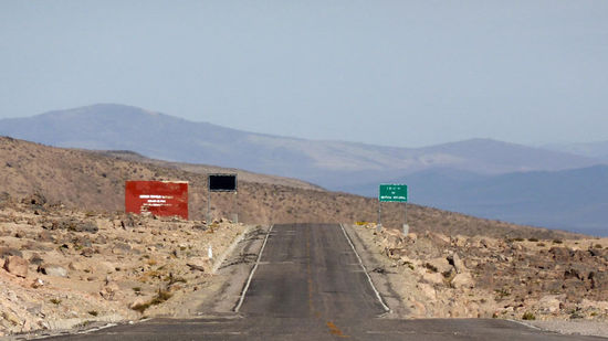 ...auf der Straße zurück nach Arequipa....