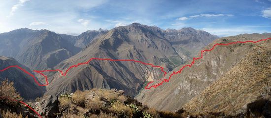 ...unsere Route für die nächsten 3 Tage....